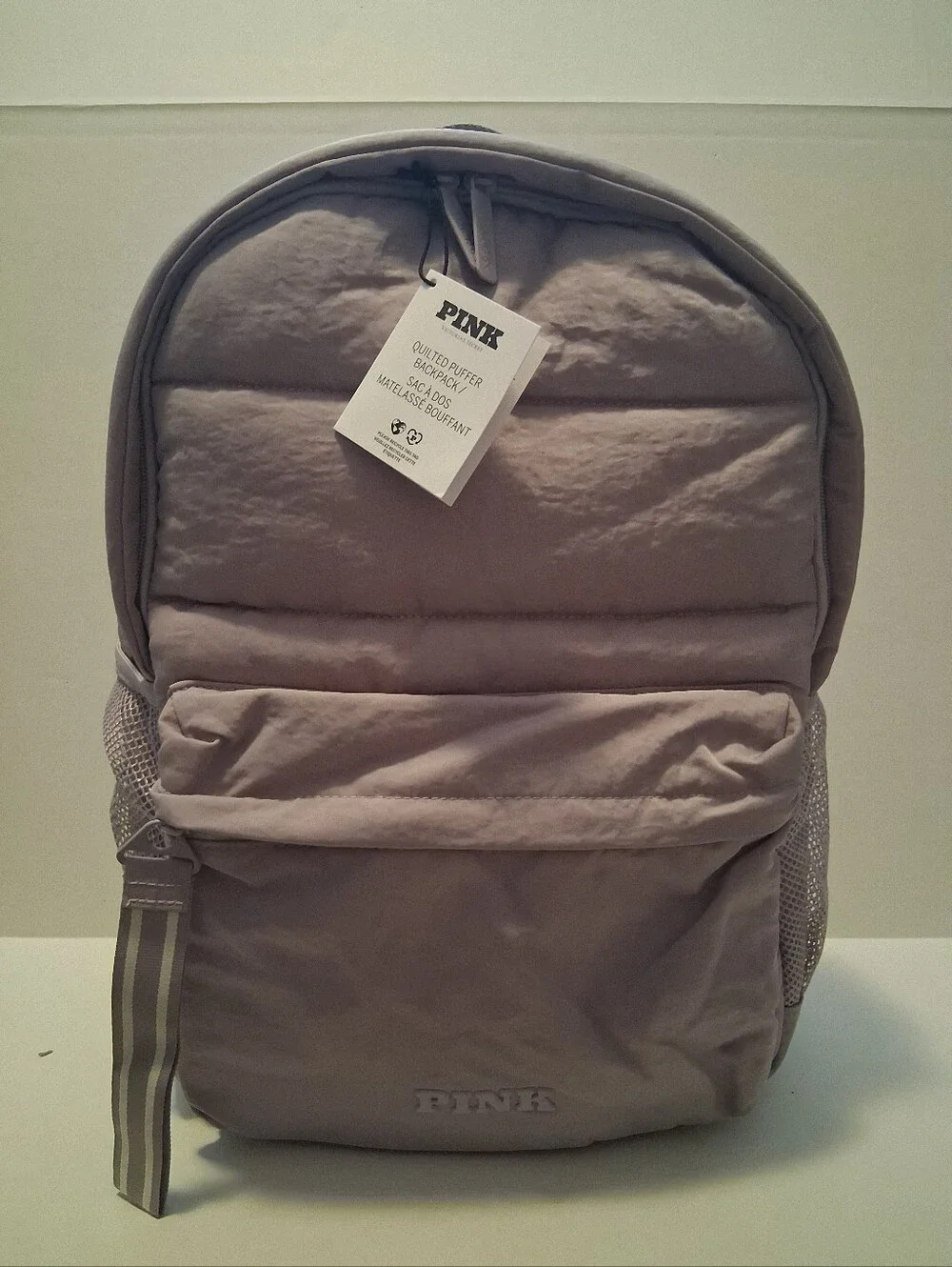 PINK Victoria's Secret Quilted Puffer Backpack NWT
